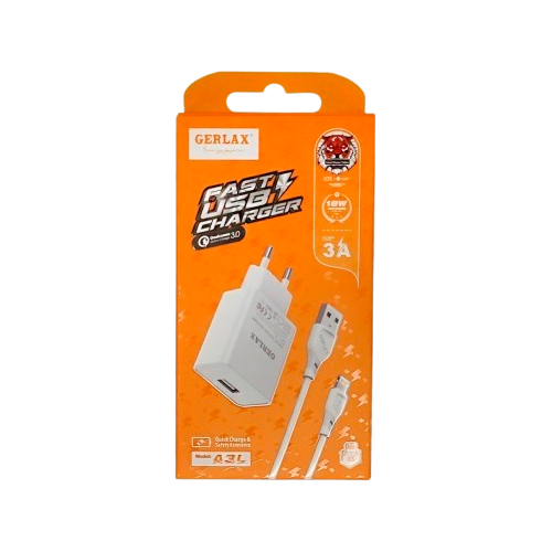 Gerlax Cargador Casa A2ML Gerlax Blanco Ligthning
