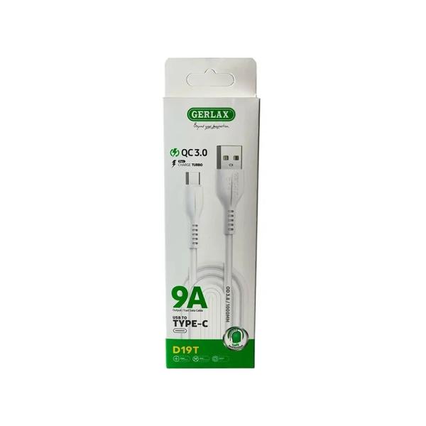 Cable Usb Tipo C D19T Gerlax 1M Blanco