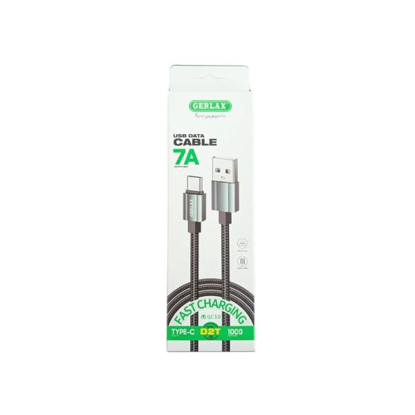 Cable Usb Tipo C D2T Gerlax 1M Negro