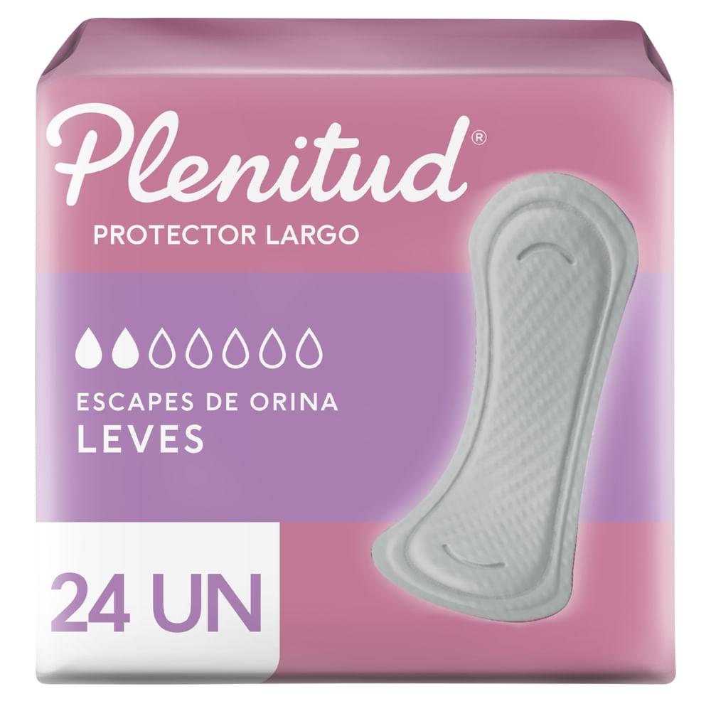 Protectores Para Incontinencia Plenitud - 24 Unidades