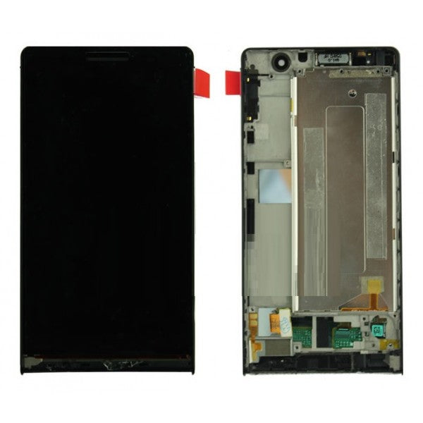 Lcd Pantalla Huawei Ascend P6 U06 Completa Negra Con Marco