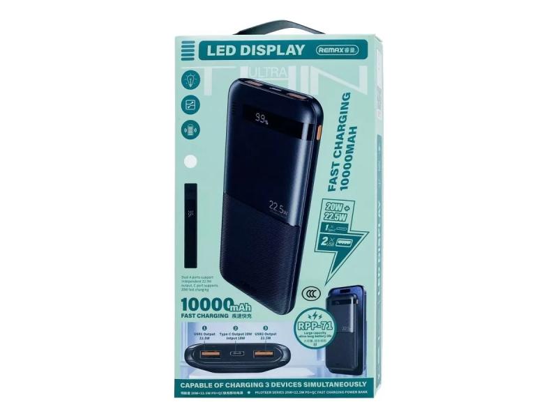 BATERIA DE EMERGENCIA SERIE NAVIGATOR RPP-71 10.000 MAH REMAX BLANCA