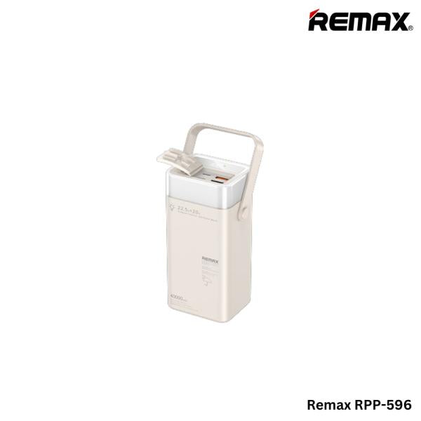 BATERIA DE EMERGENCIA SERIE FLUORITA RPP-596 40.000 MAH REMAX BLANCA