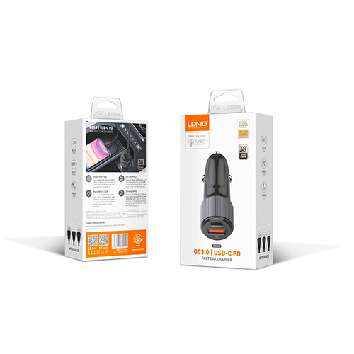 CARGADOR CARRO C510 LDNIO MICRO B NEGRO