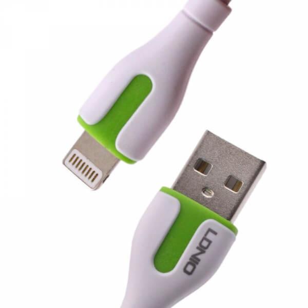 Cable Usb Lightning LS572 Ldnio Blanco 2M