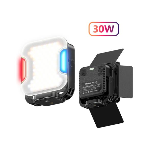 PANEL DE LUZ FM-328RGB JMARY NEGRO