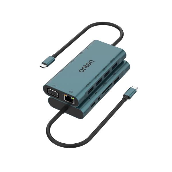 ESTACION DOCK MULTIFUNCIONAL USB TIPO C OTN-9591A ONTEN