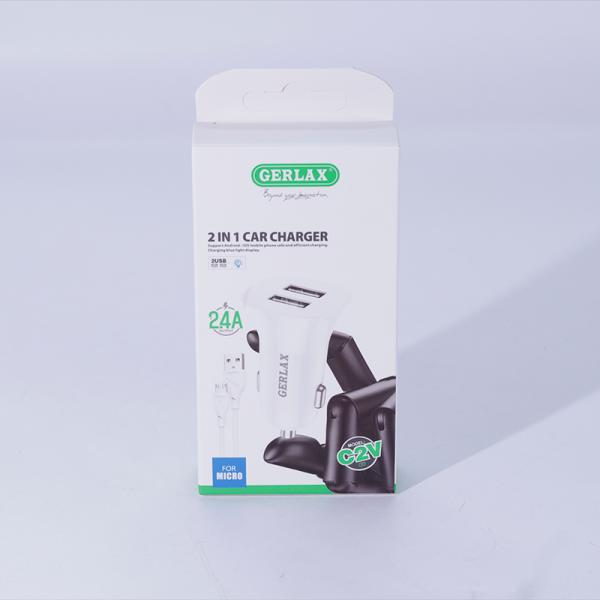 Cargador Cubo Carro C2V Gerlax Micro B