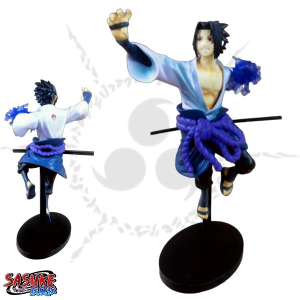 Figura Coleccionable Sasuke Uchiha – Técnica Chidori (24 cm)