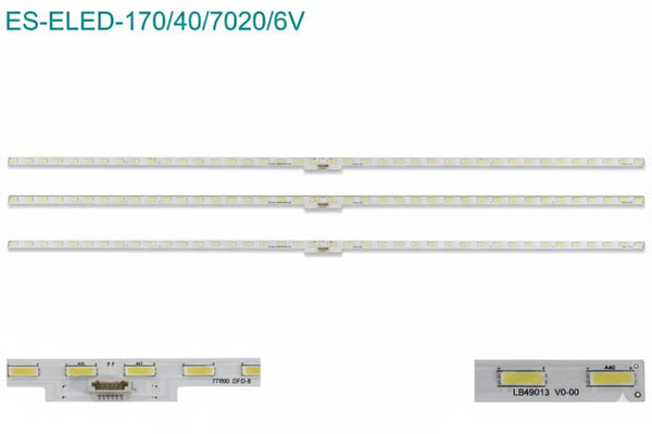 Tira Led Para Pantalla ES-ELED-170/40/7020/6V