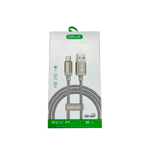 Cable Usb Tipo C Gd-68T Gerlax 1M Gris