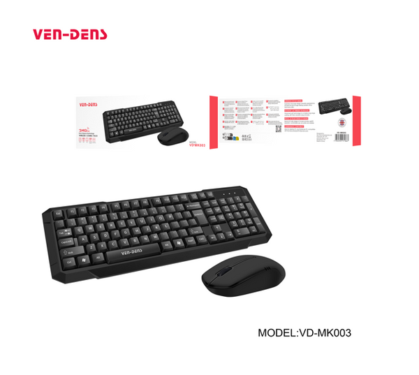TECLADO VD-MK003 VEN DENS NEGRO