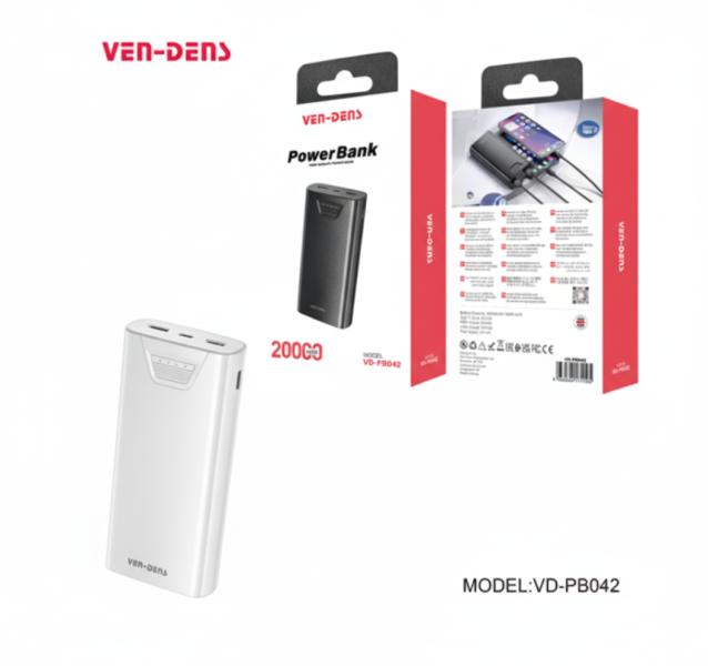 BATERIA DE EMERGENCIA VD-PB042 20.000MAH VEN DENS BLANCO