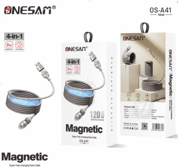 Onesam Cable Multiplataforma OS-A41 Onesam Gris