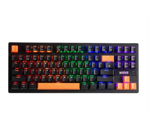 TECLADO LINEA SCORPION KG901C EN MARVO NEGRO