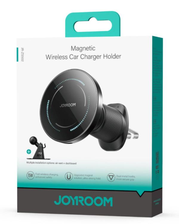 HOLDER CARGADOR JR-ZS502 JOYROOM NEGRO