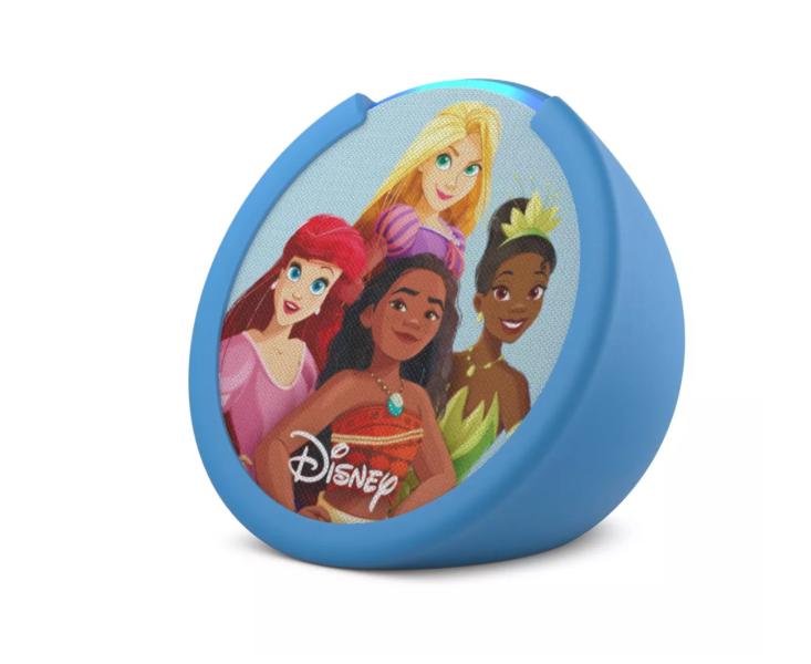 PARLANTE INTELIGENTE ECHO POP 1ER KIDS DISNEY GENERACION AMAZON PRINCESAS