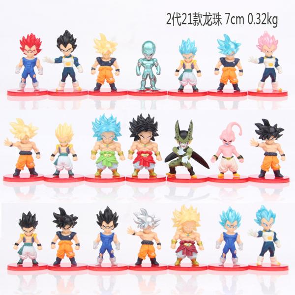 Set De Figuras Dragon Ball 21 Unidades
