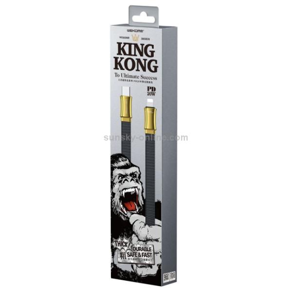Cable Tipo C Lightning Kingkong Wdc-147 Wekome Negro