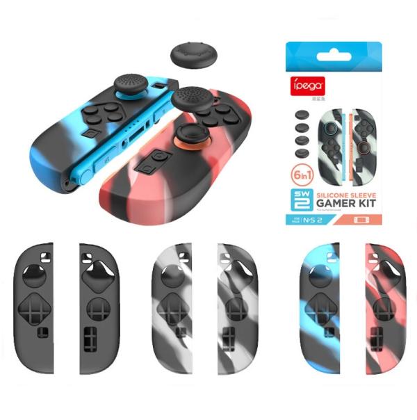 PROTECTORES PARA CONTROL JOY CON DE NINTENDO SWITCH PG-SW2083A IPEGA NEGRO