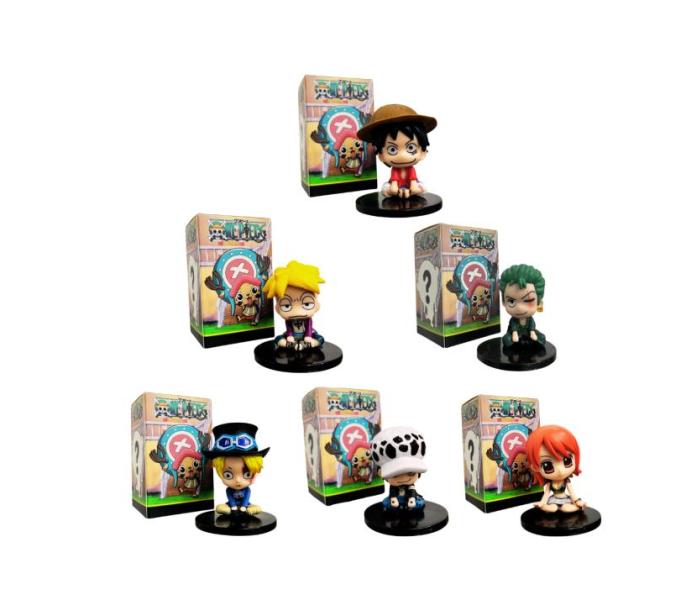 SET DE 6 FIGURAS (CAJA SORPRESA DE ONE PIECE)