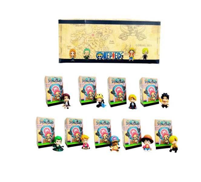 SET DE 9 FIGURAS (CAJA SORPRESA DE ONE PIECE)