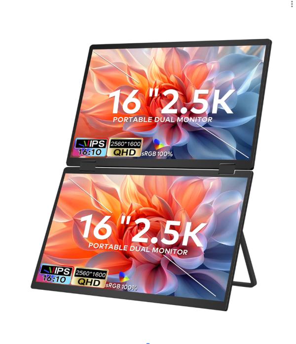 EXTENCION DE PANTALLA MONITOR PARA LAPTOP T05 16" 2.5K