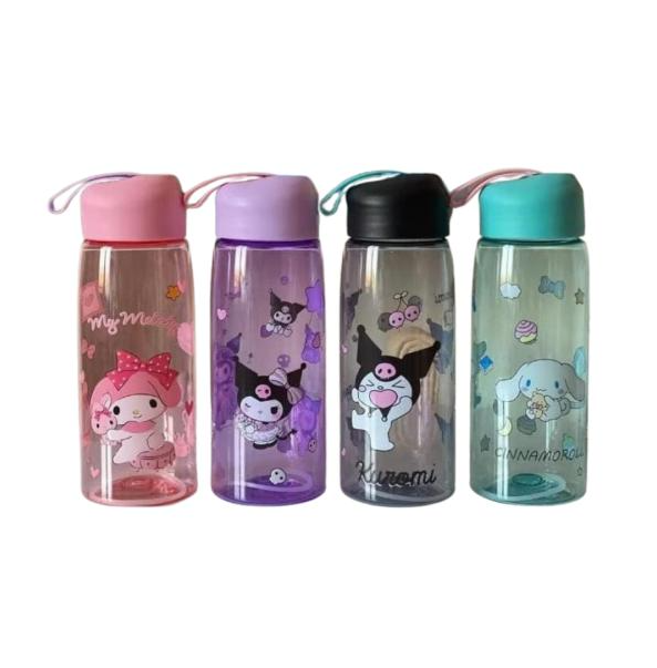BOTELLA INFANTIL 550ML MODELO A1036 CON DISEÑO MY MELODY ROSADA