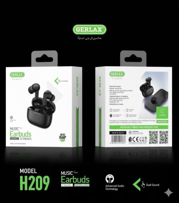 Audifono Manos Libres H209 Gerlax Negro