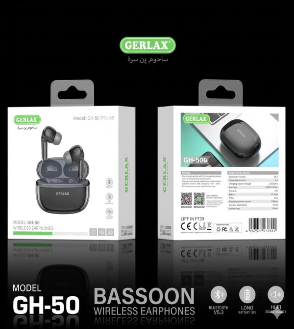 Audifono Manos Libres Gh-50 Gerlax Negro