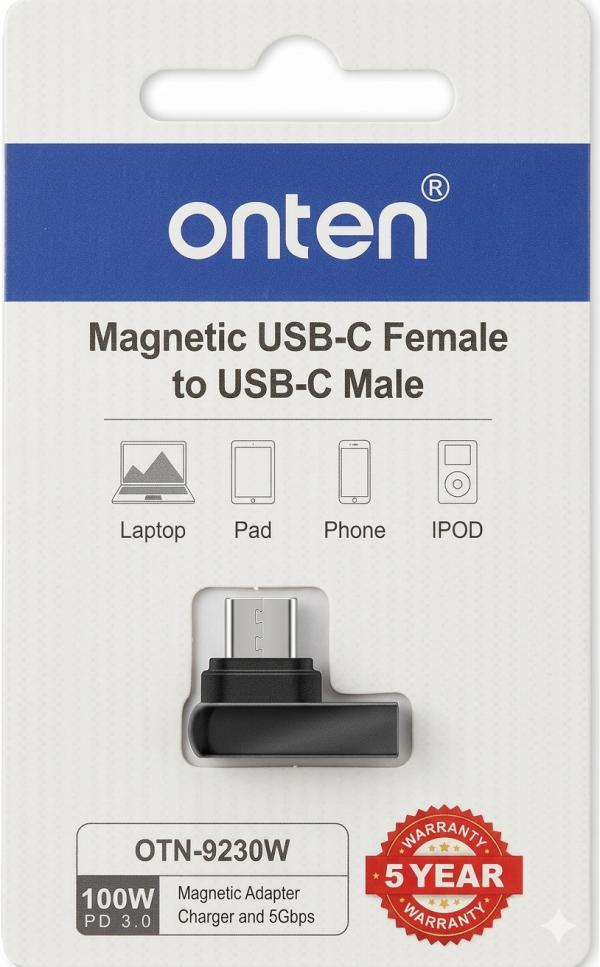 Onten Adaptador Magnetico Usb Tipo C OTN-9230W Onten Ne