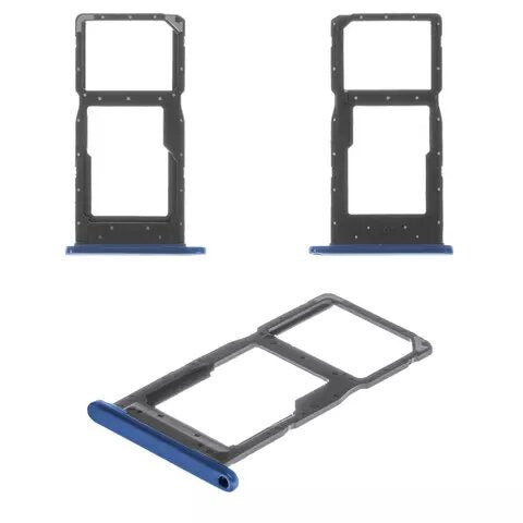 Bandeja Dual Sim Huawei Honor 10 Lite P Smart 2019 Y5P Azul