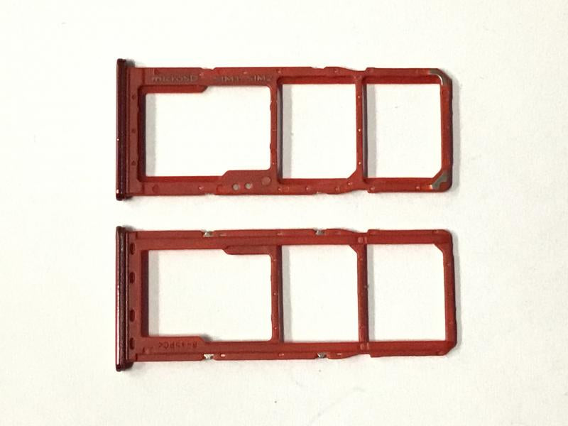 Bandeja Sim Dual Samsung Galaxy A20S Roja