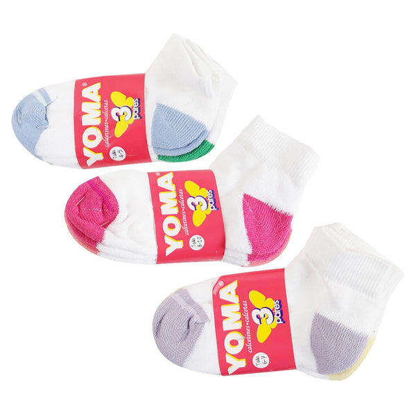 Calcetq 3pack Yoma Para Nina Talla S