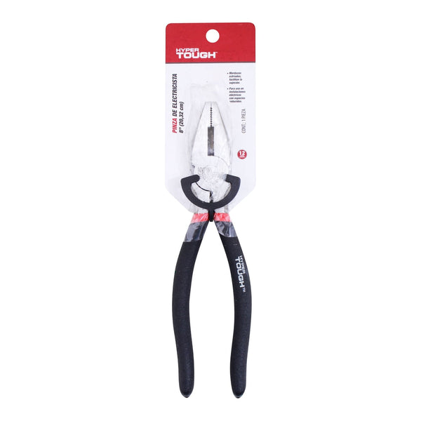 Pinza De Electricista Hyper Tough, Ligera -8 Pulgadas