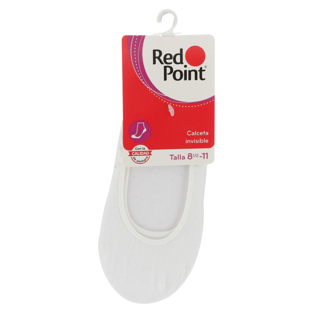 Calcetín Red Point Casual Para Dama, Color Blanco - Talla Única