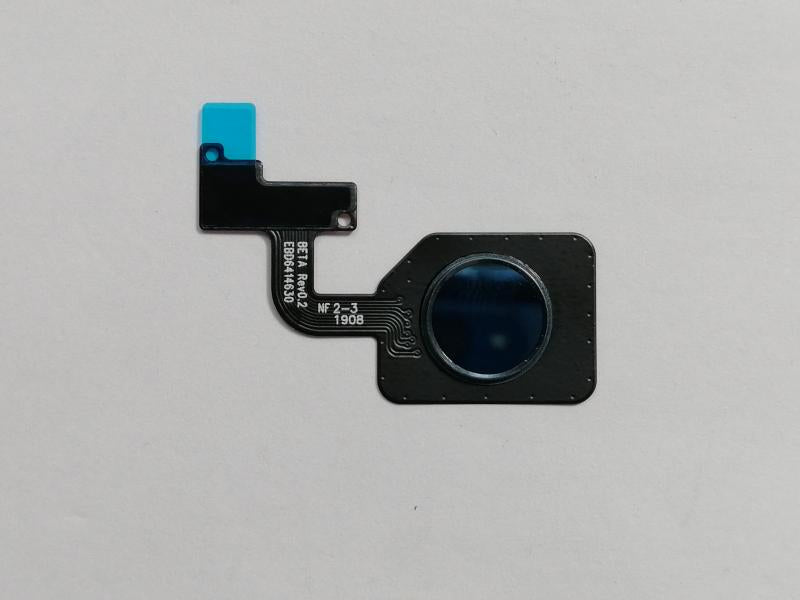 Flex Boton Home Sensor Huella Lg G8S Azul