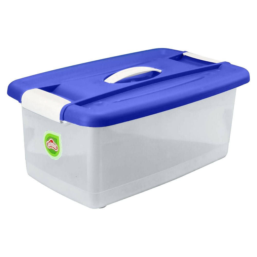 Caja Guateplast De Click Color Azul - 16lt