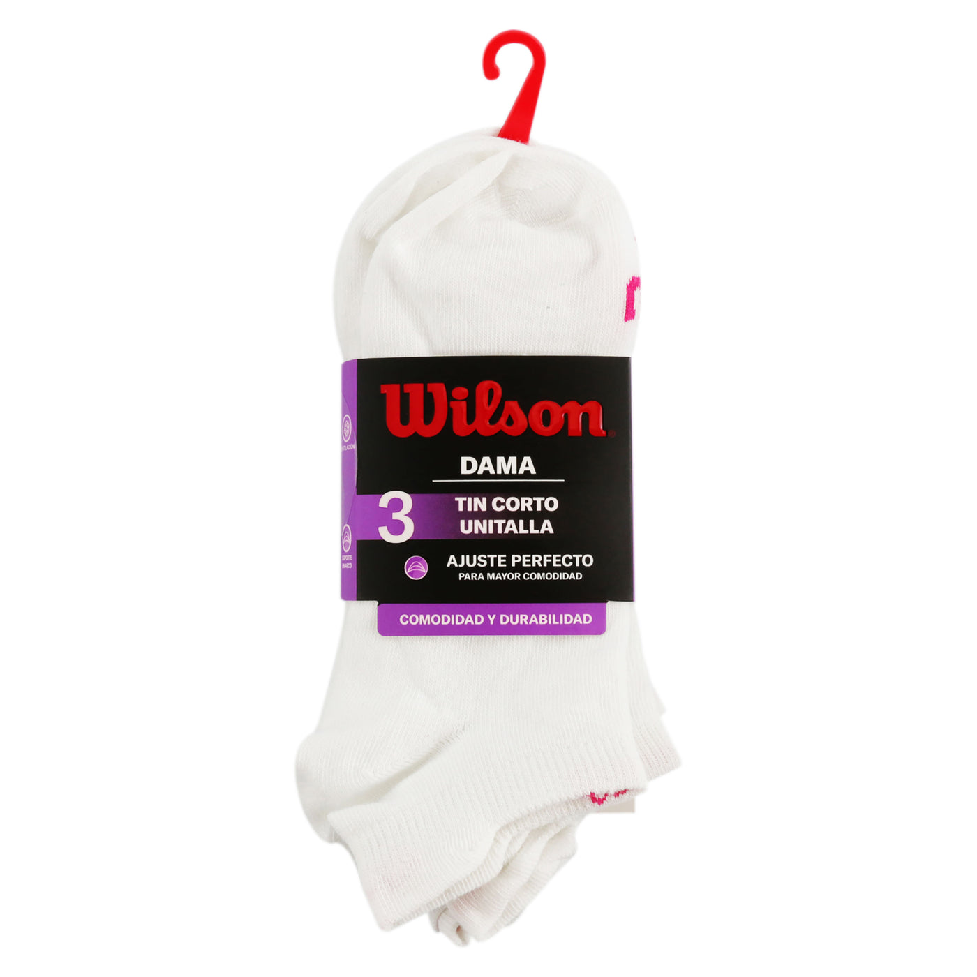 3 Pack No Show Sin Felpa Dama Blanco