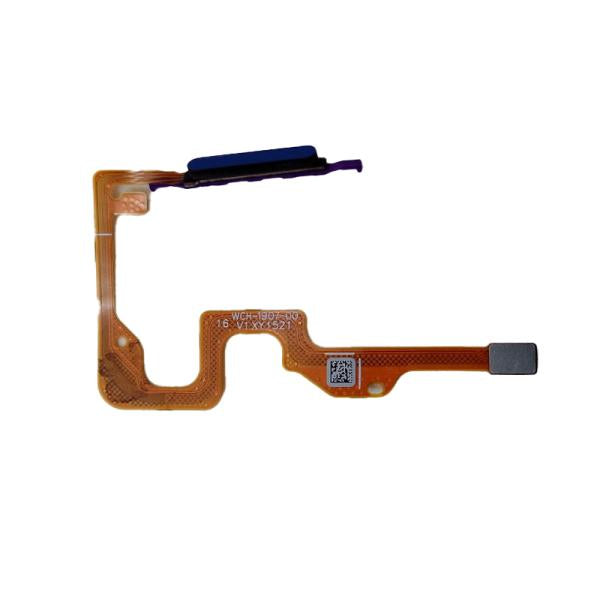 Flex Sensor Huella Digital Boton Encendido Honor X7A Plateado