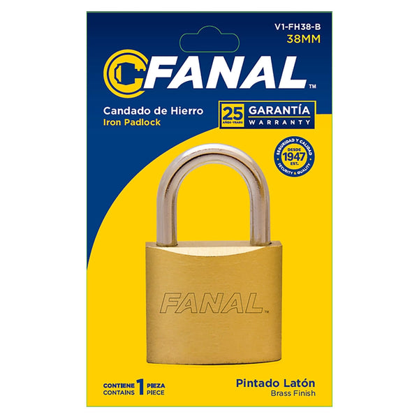 Candado Fanal De Hierro 38mm