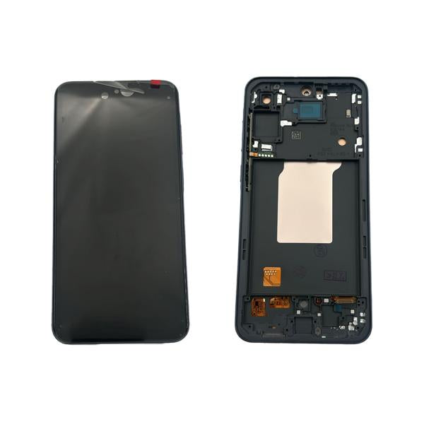 Lcd Pantalla Samsung Galaxy A55 Azul Con Marco