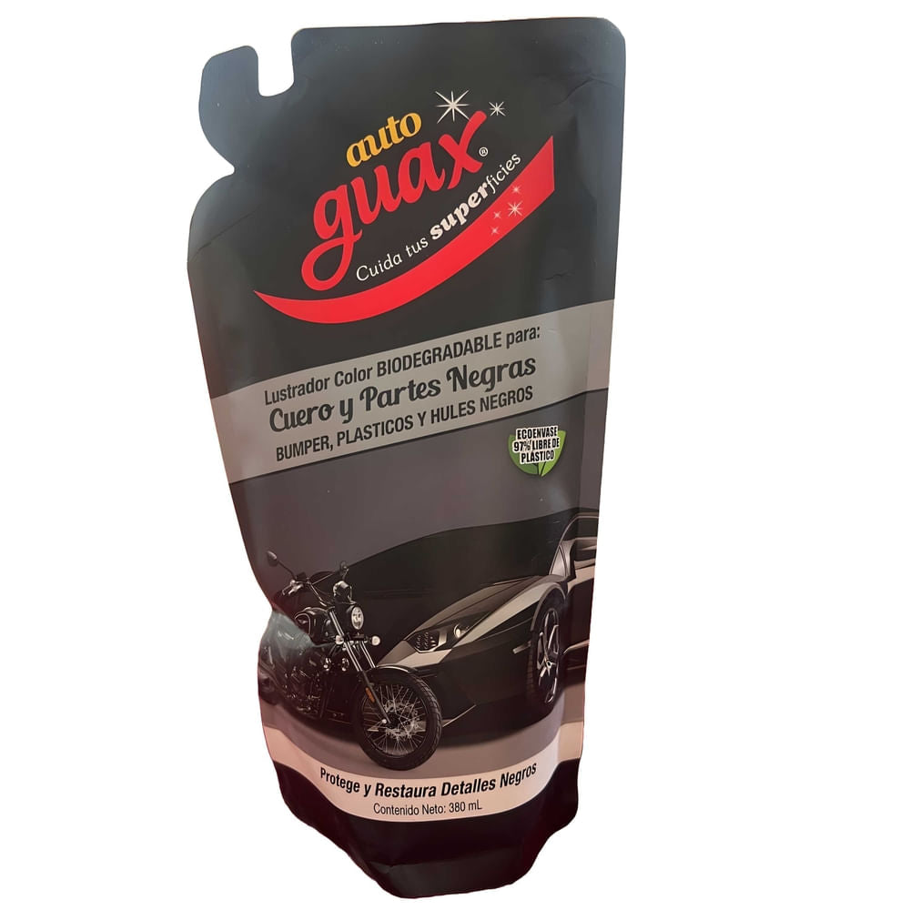 Lustrador Auto Guax Para Partes Negras - 380 Ml