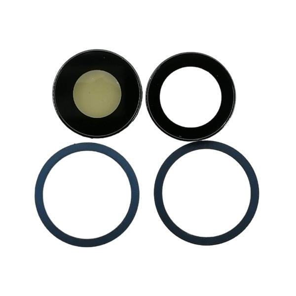 Lente Camara Iphone 12 Mini Azul Con Marco