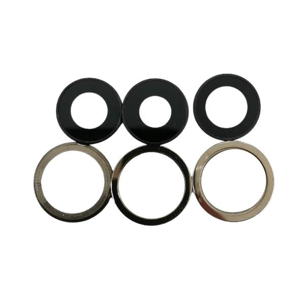 Lente Camara Iphone 12 Pro Max Dorado Con Marco