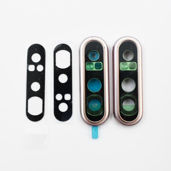 Lente Camara Samsung Galaxy A8 A805 A90 Dorado Con Marco