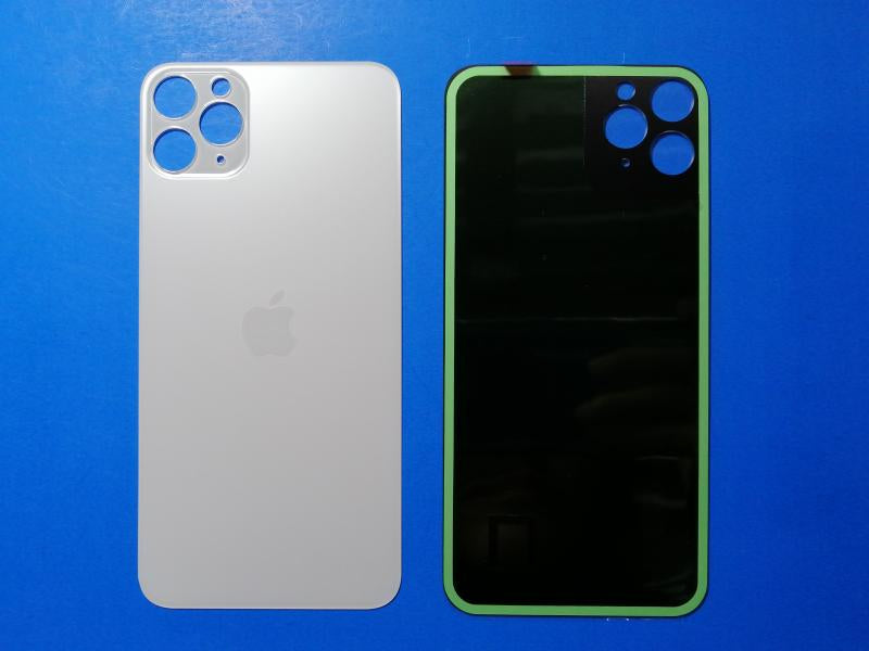 Tapa Iphone 11 Pro Max Plateada Sin Marco