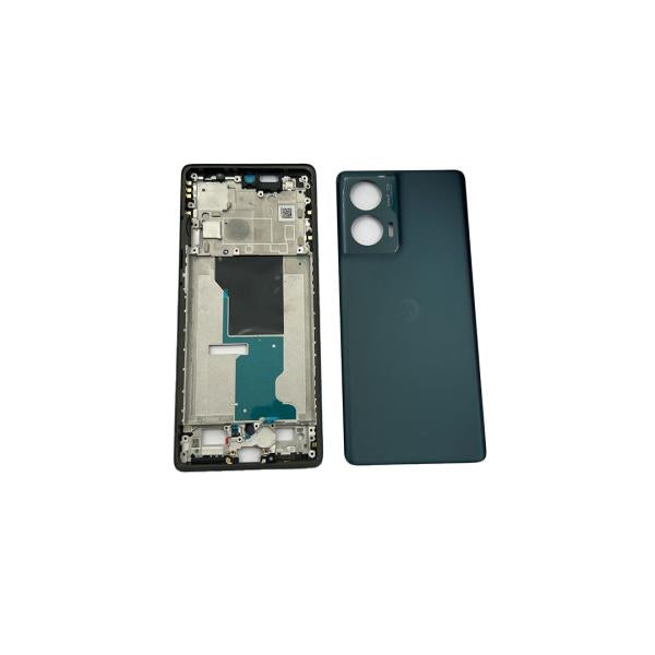 Tapa Motorola Moto Edge 50 Fusion Azul Con Marco