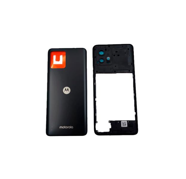 Tapa Motorola Moto G72 Negra Con Marco
