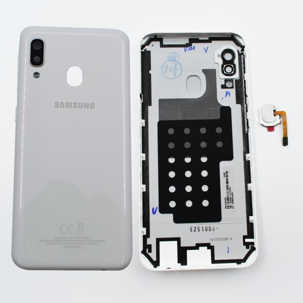 Tapa Samsung Galaxy A20E Blanco Con Marco